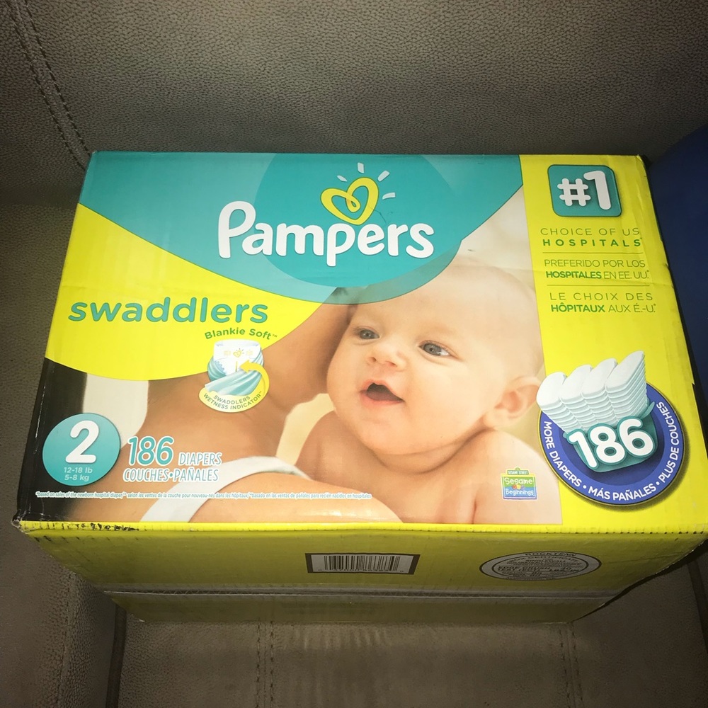 Baby Pampers Size 2 186 count